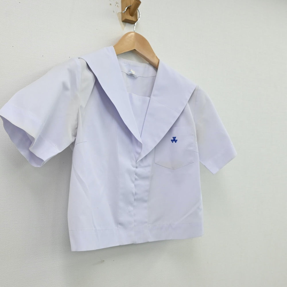 【中古】高知県 高知県立小津高等学校 女子制服 2点（セーラー服）sf012356