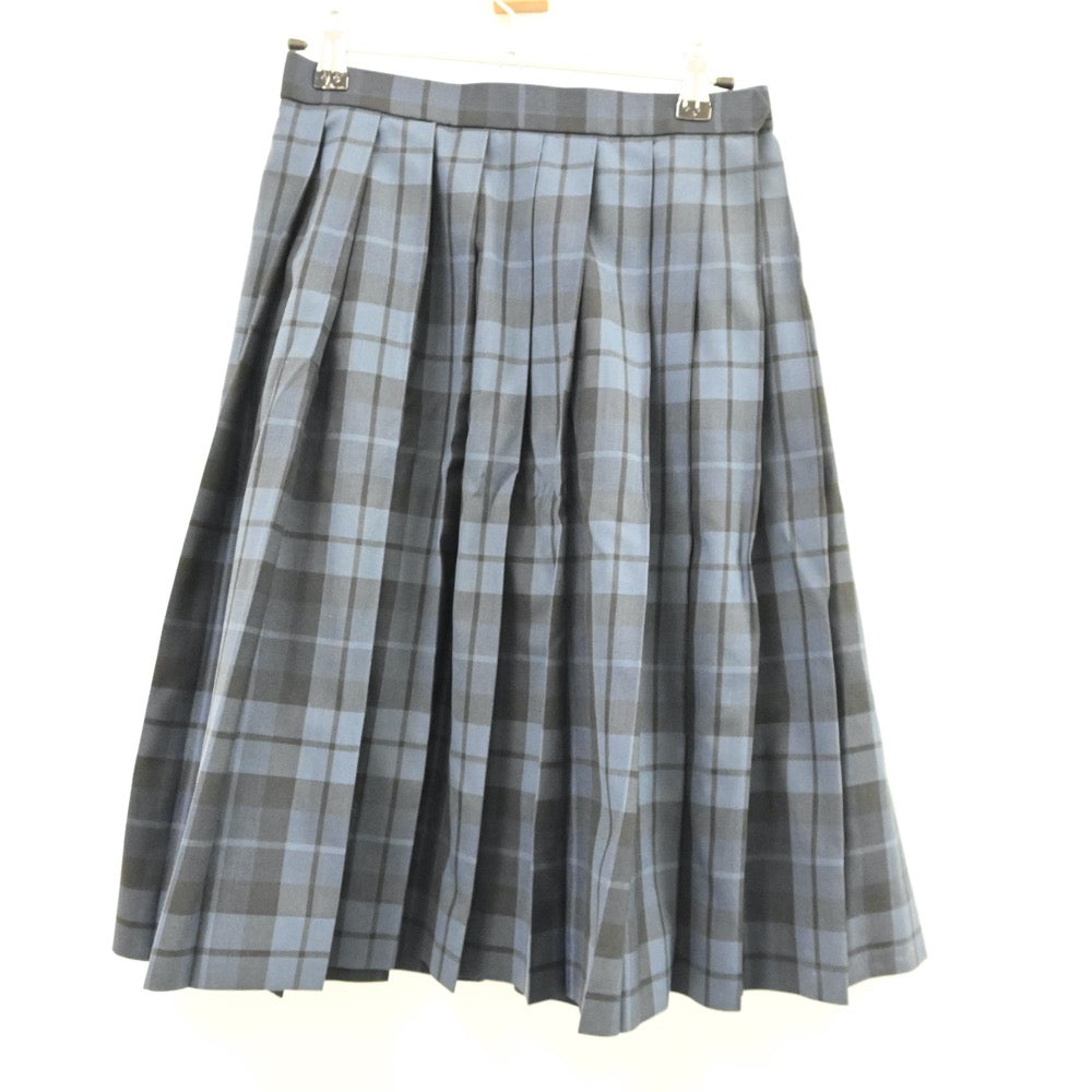 【中古】千葉県 昭和学院秀英中学校 女子制服 2点（シャツ・スカート）sf012360