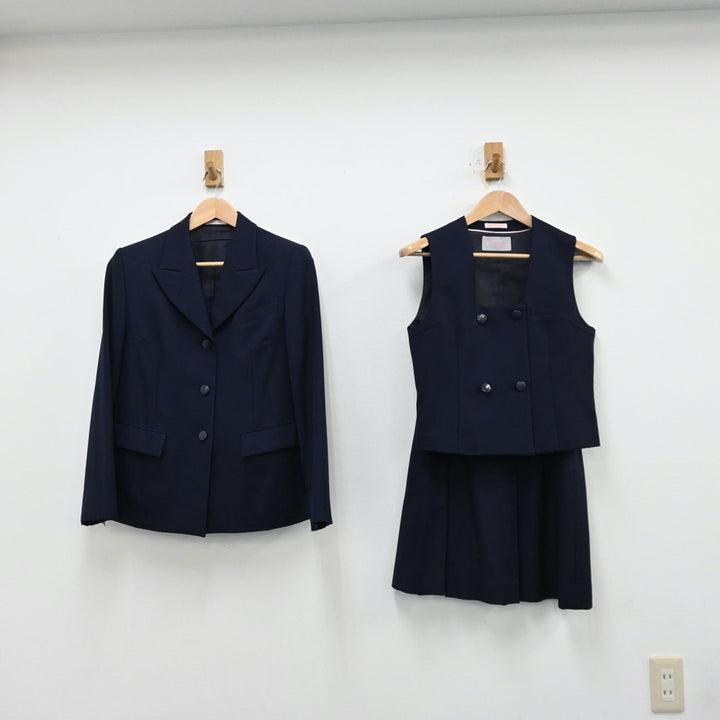 【中古】埼玉県 所沢北高等学校 女子制服 3点（ブレザー・ベスト・スカート）sf012370