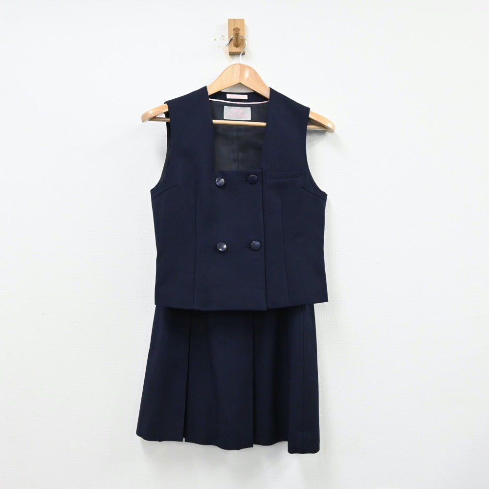 【中古】埼玉県 所沢北高等学校 女子制服 3点（ブレザー・ベスト・スカート）sf012370