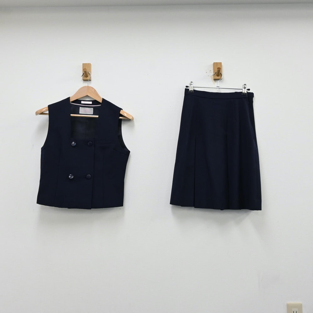 【中古】埼玉県 所沢北高等学校 女子制服 3点（ブレザー・ベスト・スカート）sf012370