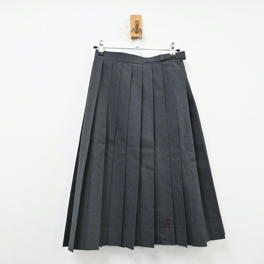 【中古】大阪府 履正社高等学校 女子制服 3点（シャツ・スカート）sf012386