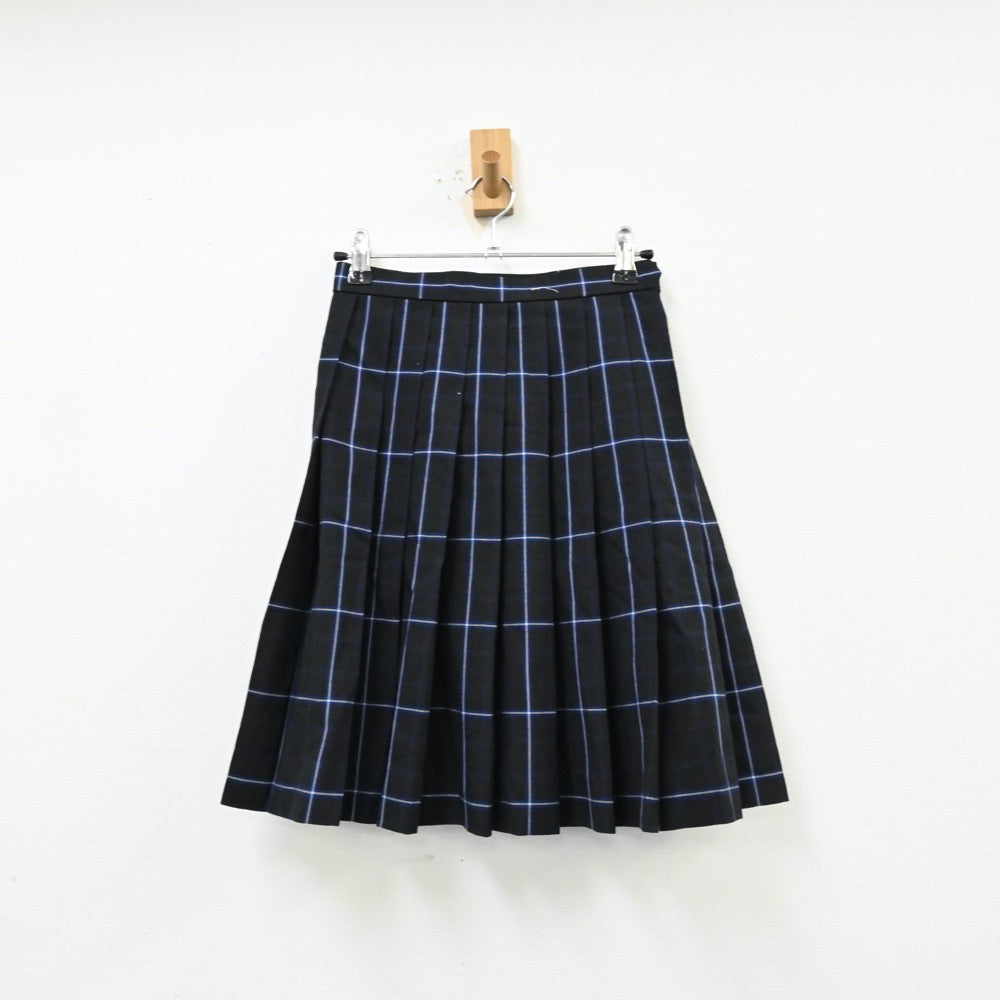 【中古】茨城県 私立水戸葵陵高等学校 女子制服 3点（シャツ・ニットベスト・スカート）sf012391