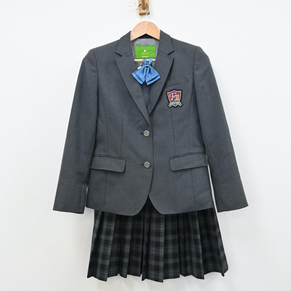 【中古】東京都 江東区立深川第三中学校 女子制服 3点（ブレザー・スカート）sf012422