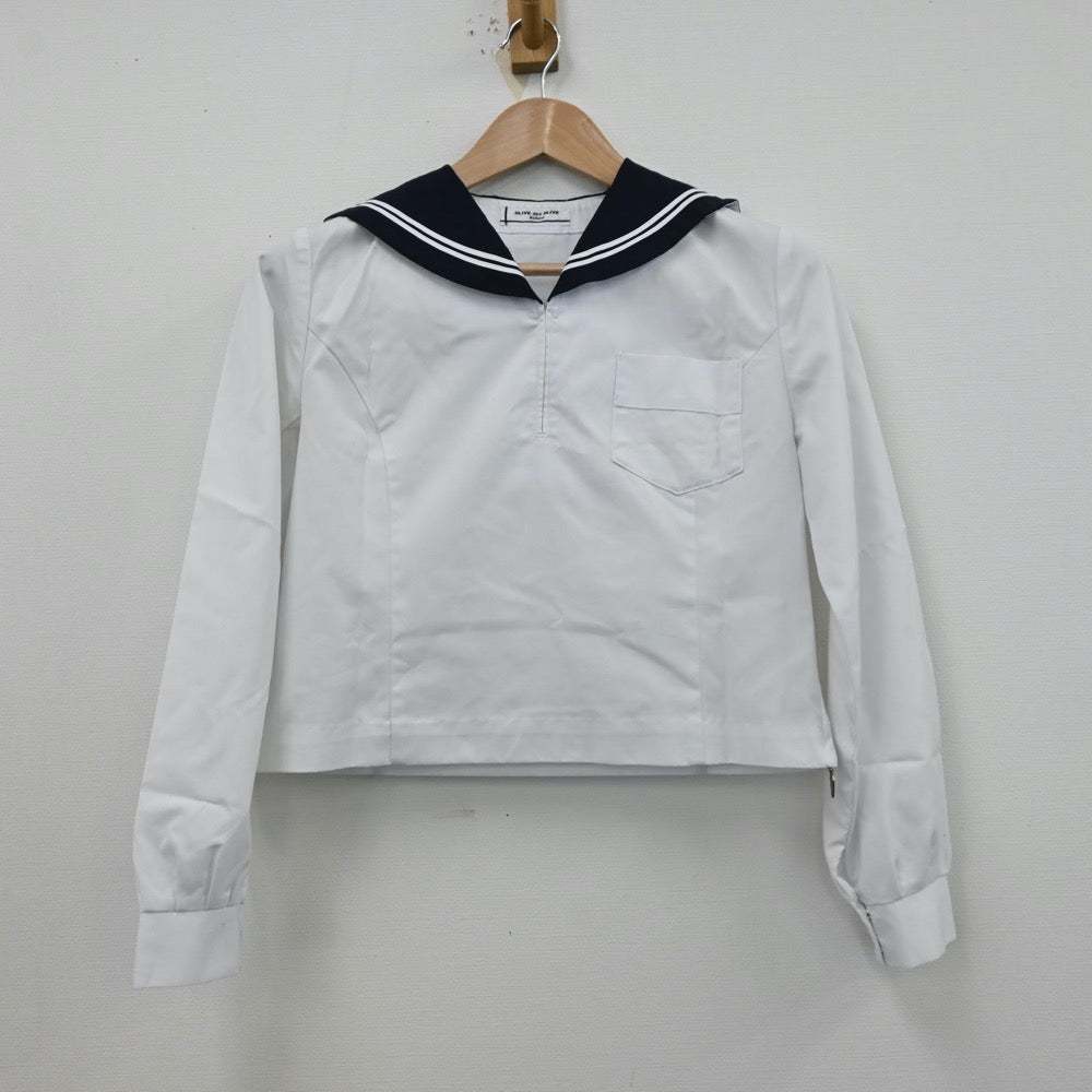 【中古】北海道 札幌東高等学校 女子制服 2点（セーラー服）sf012429