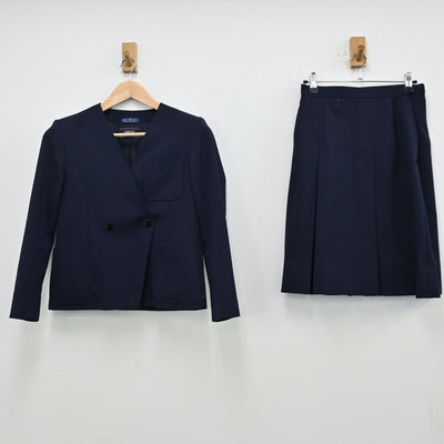 【中古】神奈川県 横浜市立笹下中学校 女子制服 3点（ブレザー・ベスト・スカート）sf012435