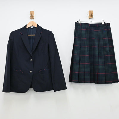 【中古】千葉県 昭和学院秀英中学校 女子制服 3点（ブレザー・スカート）sf012449