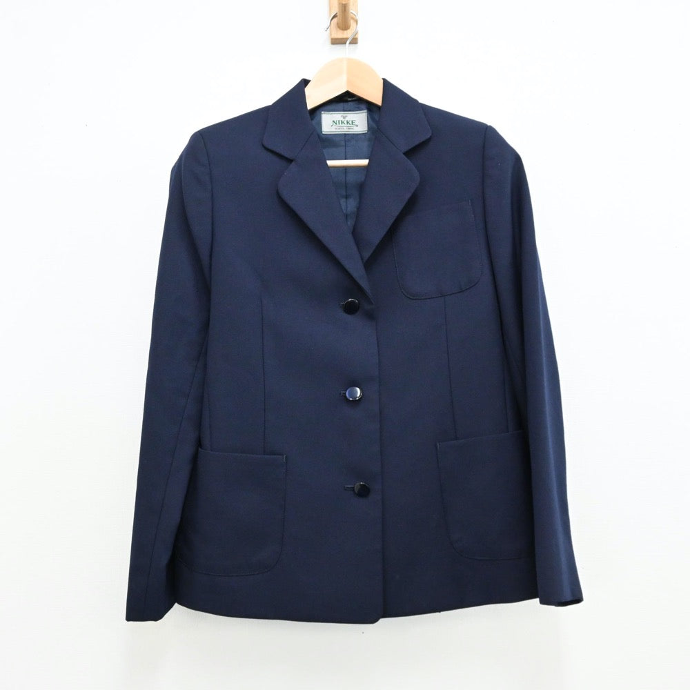 【中古】千葉県 習志野市立第五中学校 女子制服 2点（ブレザー・スカート）sf012450