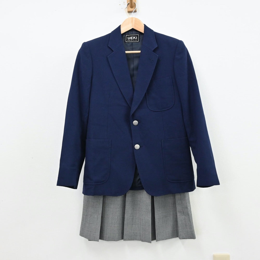 【中古】神奈川県 横浜市立西本郷中学校 女子制服 2点（ブレザー・スカート）sf012456