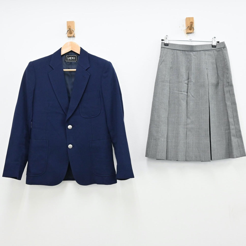 【中古】神奈川県 横浜市立西本郷中学校 女子制服 2点（ブレザー・スカート）sf012456