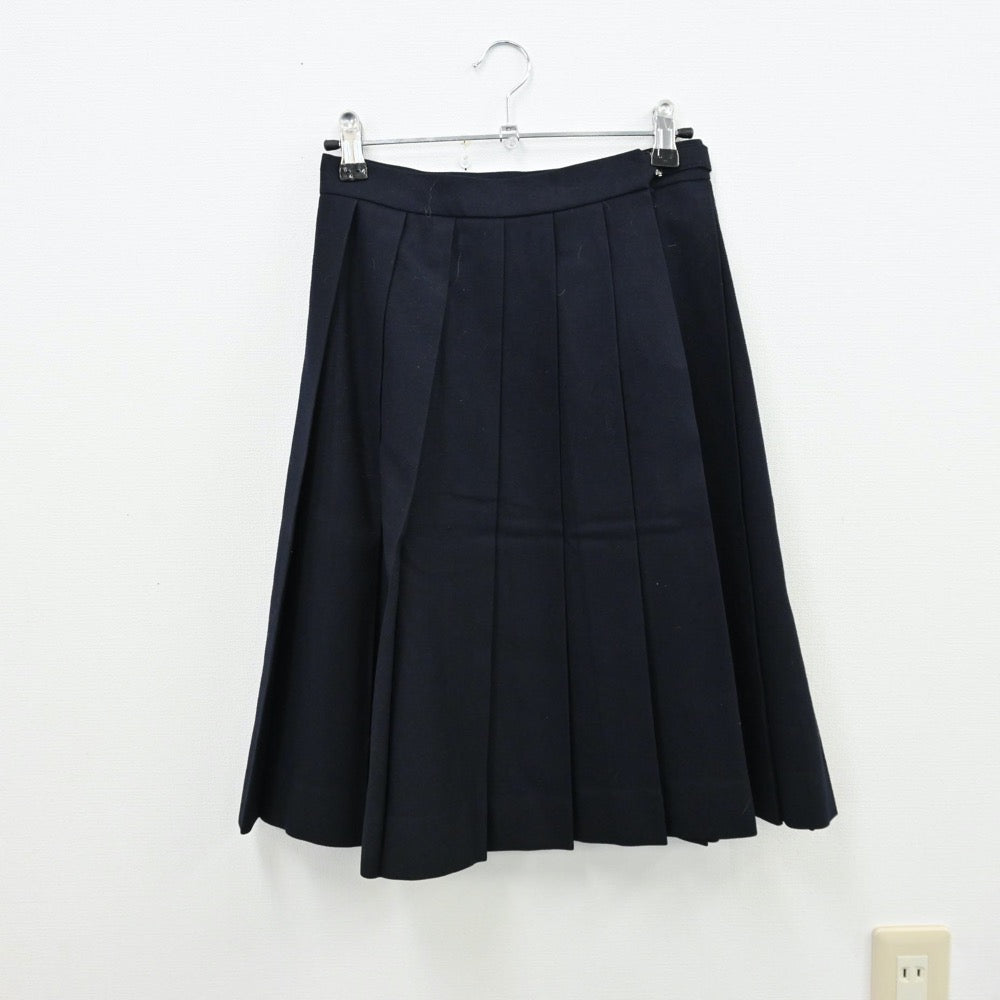 【中古】千葉県 聖徳大学附属聖徳高等学校 女子制服 2点（ニット・スカート）sf012462