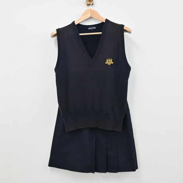 中古制服】千葉県 聖徳大学附属聖徳高等学校 女子制服 3点