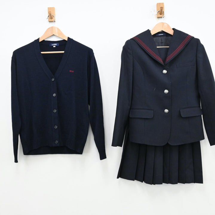 中古制服】大阪府 早稲田摂陵高等学校 女子制服 4点（セーラー服・ニット・スカート）sf012465【リサイクル学生服】 | 中古制服通販パレイド