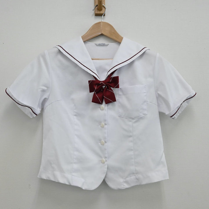 【中古制服】大阪府 早稲田摂陵高等学校 女子制服 5点（セーラー服・スカート）sf012466【リサイクル学生服】 | 中古制服通販パレイド