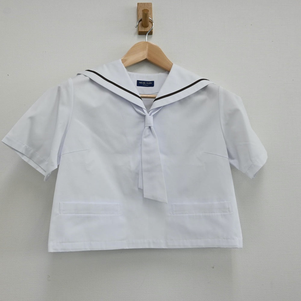 【中古】山形県 山形市立第六中学校 女子制服 3点（セーラー服・スカート）sf012474