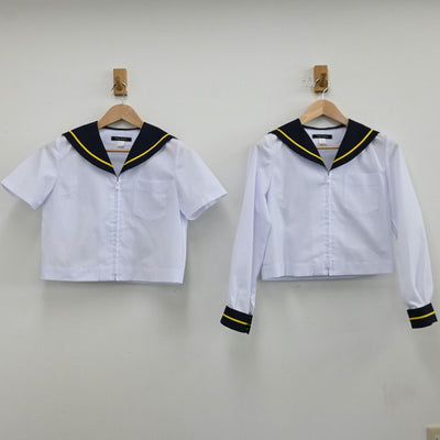 【中古】青森県 弘前市立第一中学校 女子制服 2点（セーラー服）sf012479