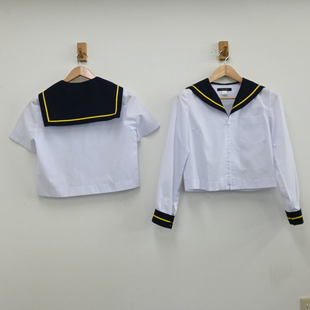 【中古】青森県 弘前市立第一中学校 女子制服 2点（セーラー服）sf012479