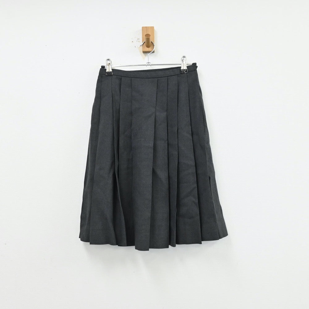 【中古】東京都 鴎友学園女子中学校 女子制服 3点（シャツ・ニットベスト・スカート）sf012497