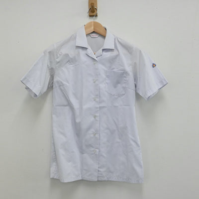 【中古】福岡県 久留米市立牟田山中学校 女子制服 2点（シャツ・ジャンパースカート）sf012499