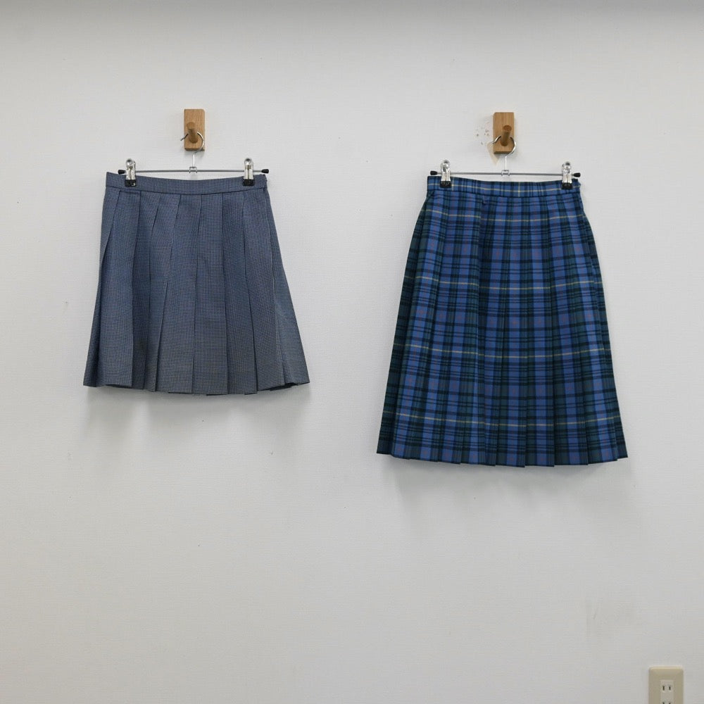 【中古】福島県 福島県立光南高等学校 女子制服 2点（スカート・スカート）sf012502