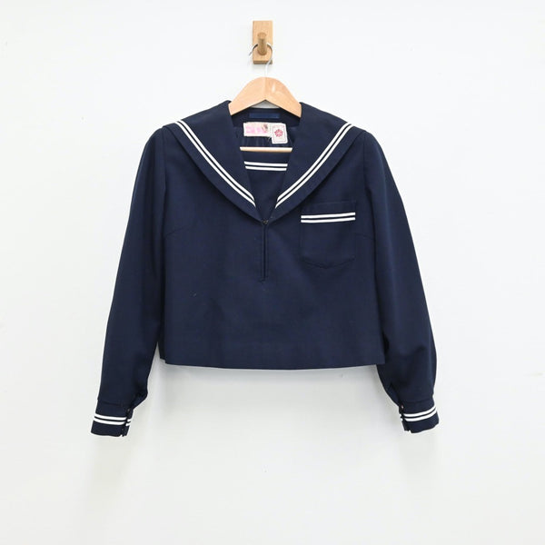 中古制服】静岡県 静岡市立由比中学校 女子制服 1点（セーラー服