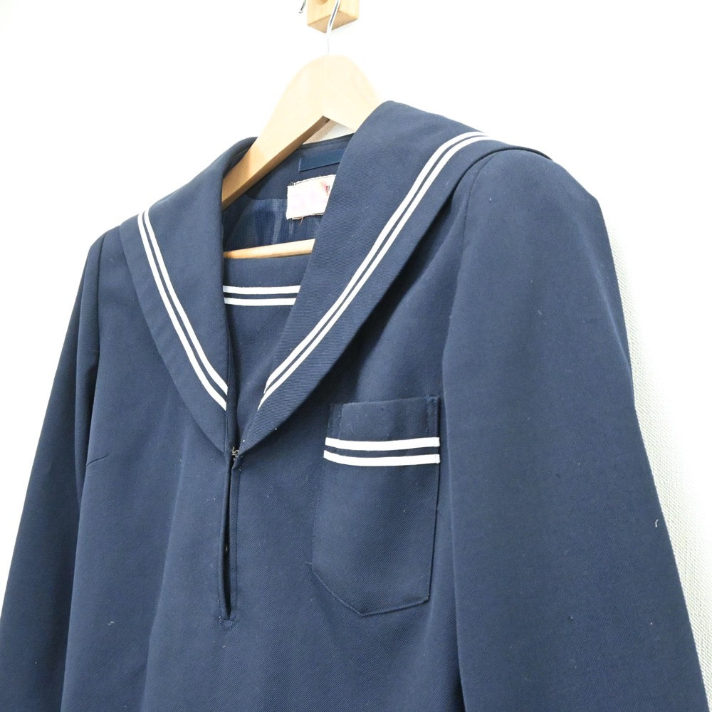 【中古】静岡県 静岡市立由比中学校 女子制服 1点（セーラー服）sf012504