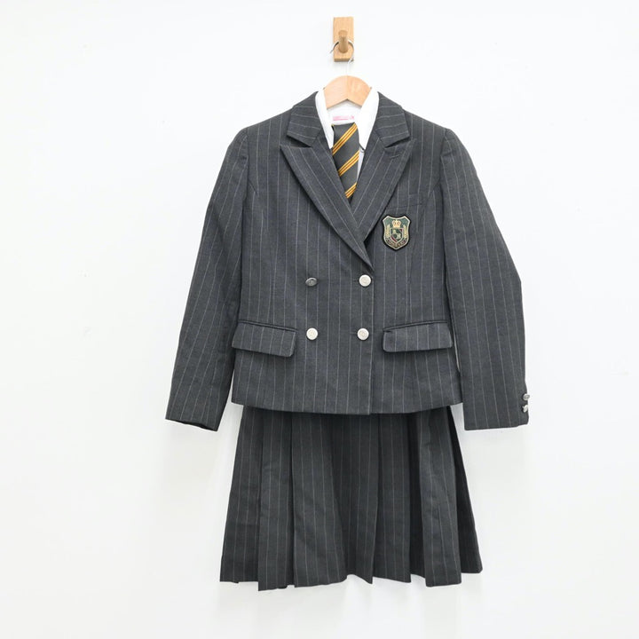 【中古制服】東京都 錦城高等学校 女子制服 6点（ブレザー・ニット・ベスト・シャツ・スカート）sf012506【リサイクル学生服】 |  中古制服通販パレイド