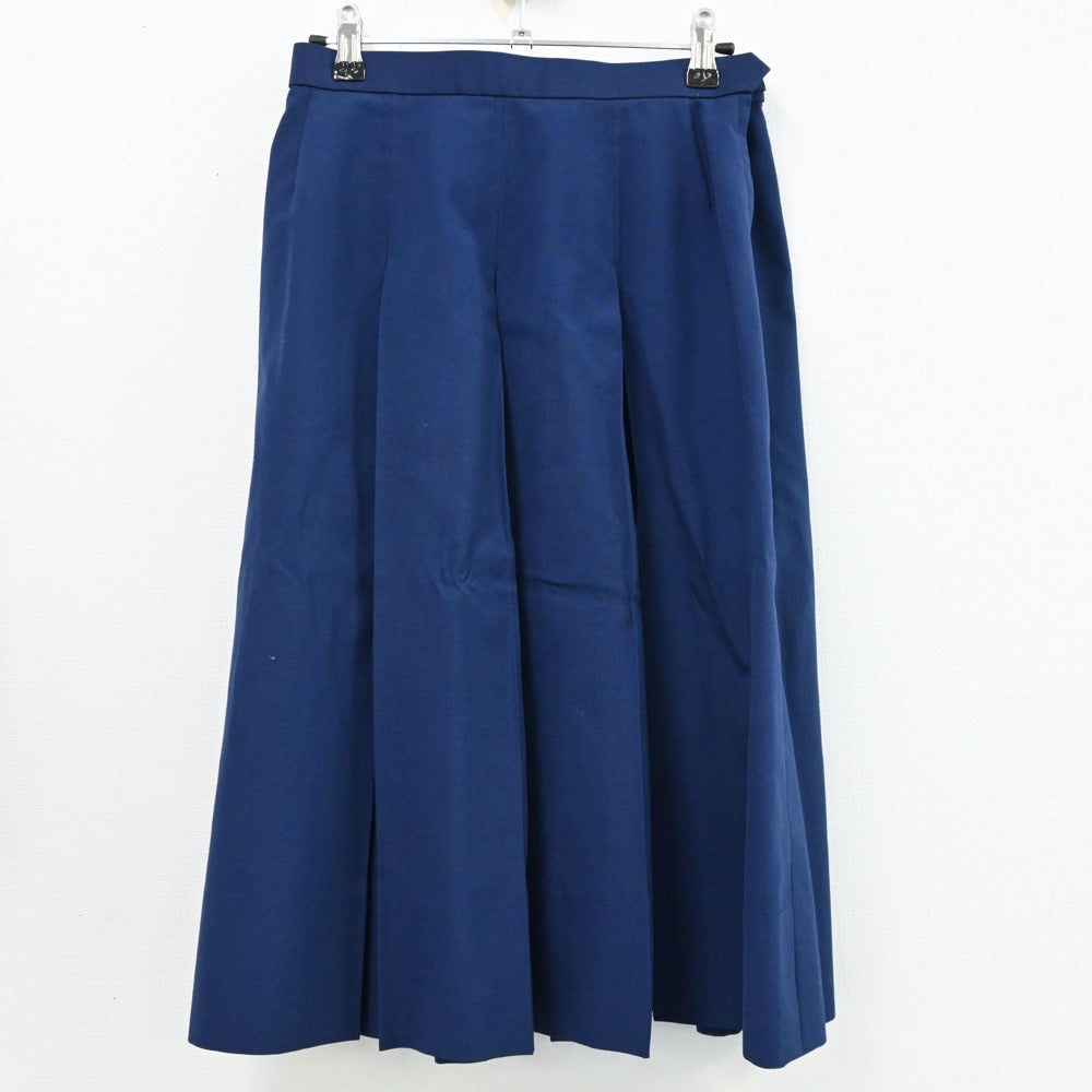 【中古】千葉県 日本体育大学柏高等学校 女子制服 2点（ベスト・スカート）sf012523