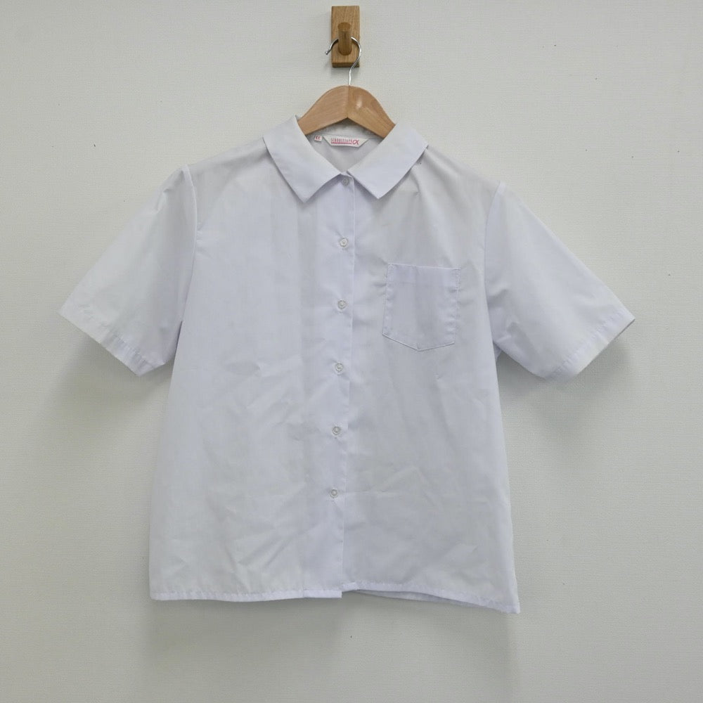 【中古】群馬県 前橋市立南橘中学校 女子制服 2点（シャツ・スカート）sf012525