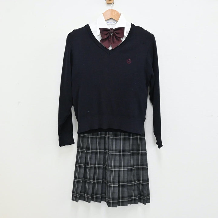 中古制服】千葉県 日本大学習志野高等学校 女子制服 5点（ブレザー・ニット・シャツ・スカート）sf012529【リサイクル学生服】 | 中古制服 通販パレイド