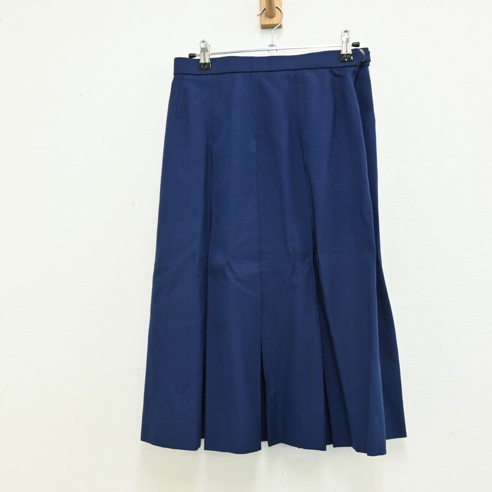 【中古】千葉県 船橋市立坪井中学校 女子制服 4点（ブレザー・ベスト・スカート）sf012532