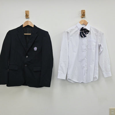 【中古】神奈川県 川崎市立稲田中学校 女子制服 5点（ブレザー・ニット・シャツ・スカート）sf012535