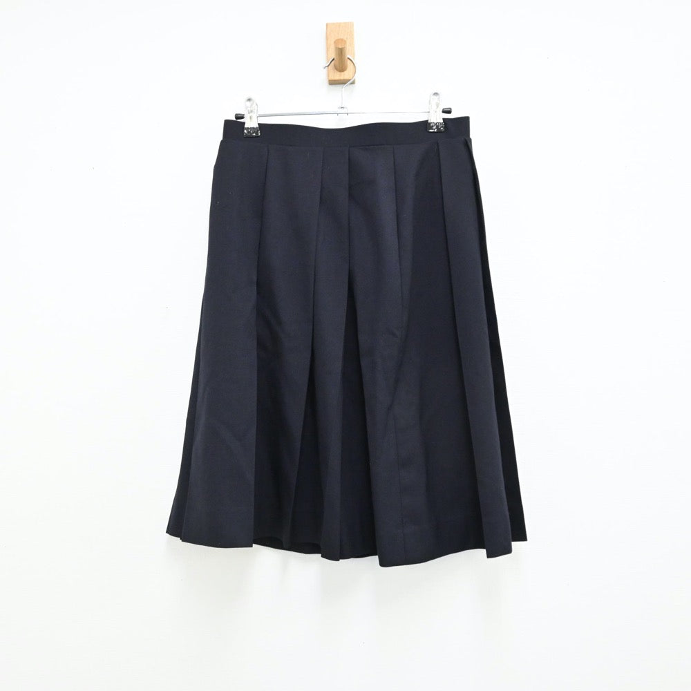 【中古】大阪府 阿倍野高等学校 女子制服 2点（ブレザー・スカート）sf012543