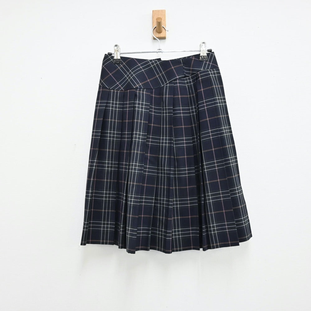 【中古】大阪府 北摂つばさ高等学校 女子制服 2点（ブレザー・スカート）sf012545