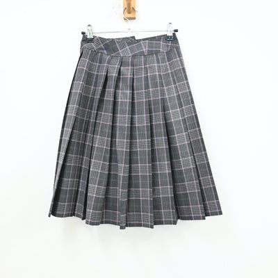 【中古】大阪府 梅花高等学校 女子制服 4点（シャツ・ニット・スカート）sf012546