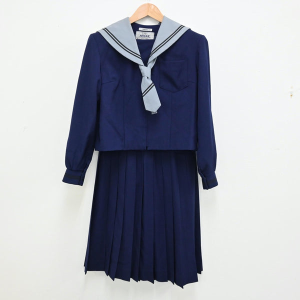 中古制服】茨城県 神栖市立波崎第四中学校 女子制服 3点（セーラー服・スカート）sf012548【リサイクル学生服】 | 中古制服通販パレイド