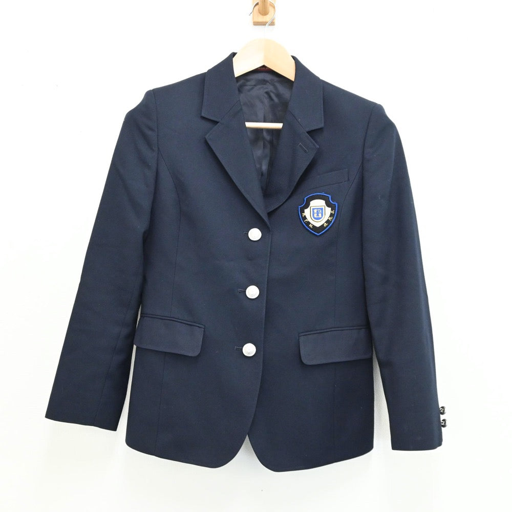 【中古】愛知県 日本福祉大学付属高等学校 女子制服 2点（ブレザー・シャツ）sf012557