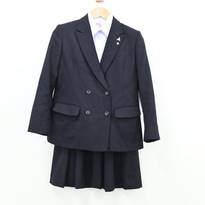 【中古】埼玉県 埼玉県立川口北高等学校 女子制服 5点（ブレザー・シャツ・スカート）sf012575