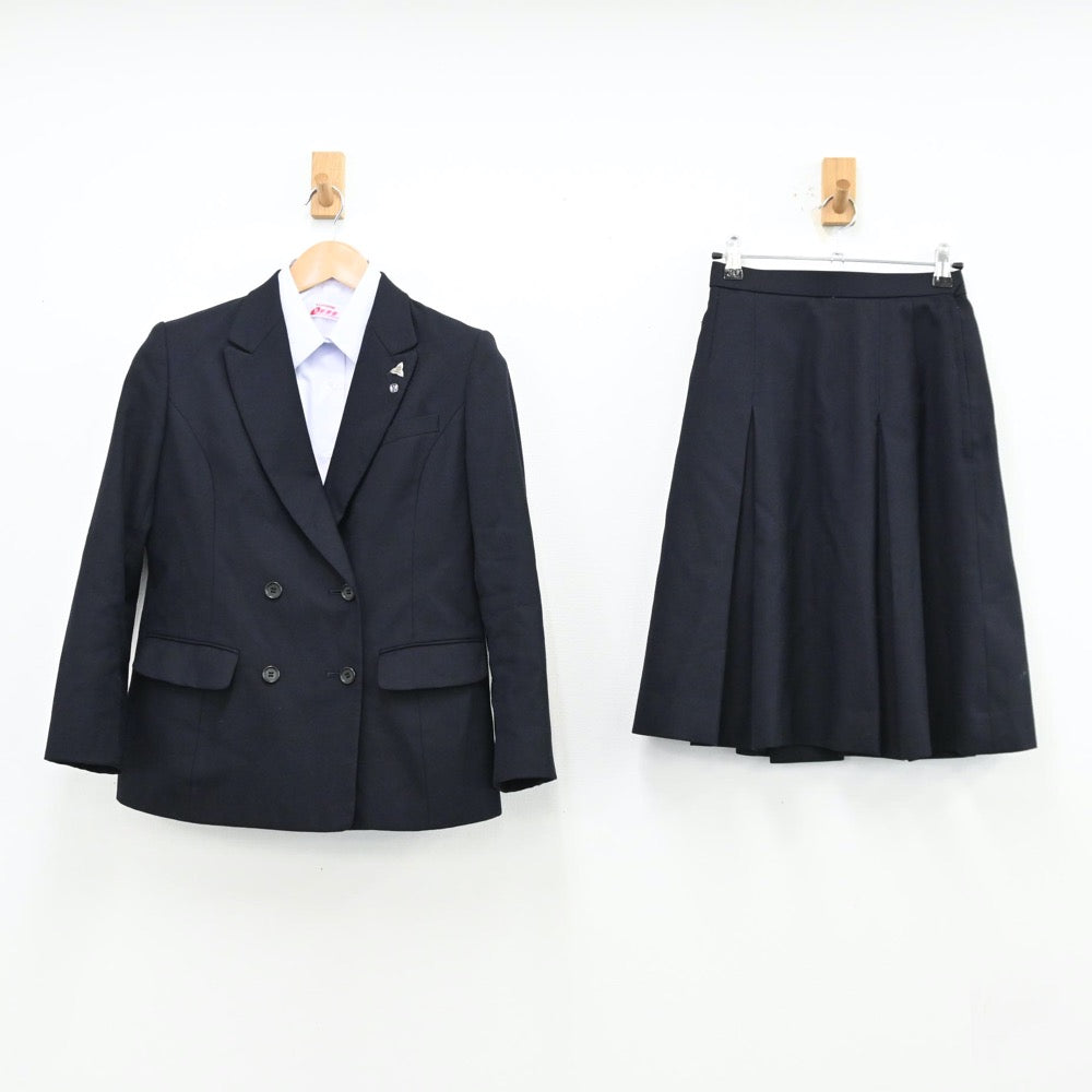 【中古】埼玉県 埼玉県立川口北高等学校 女子制服 5点（ブレザー・シャツ・スカート）sf012575