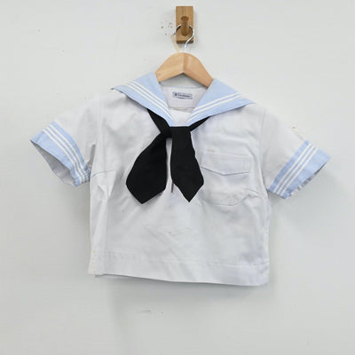 【中古】神奈川県 フェリス女学院高等学校 女子制服 4点（セーラー服）sf012586