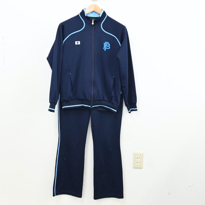 【中古】福岡県 福岡雙葉高等学校 女子制服 4点（ジャージ 上・体操服 上・ジャージ 下・体操服 下）sf012594