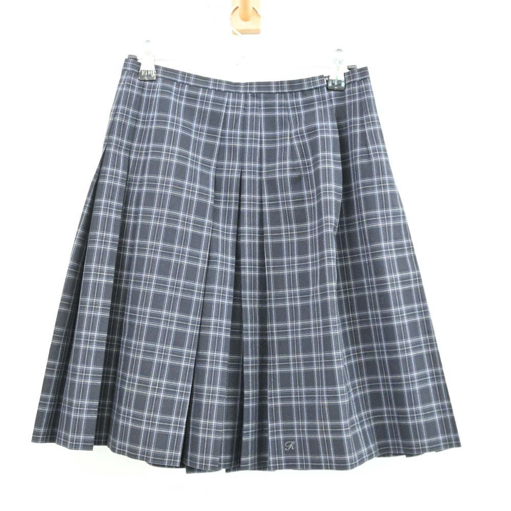 【中古】三重県 三重県立神戸高等学校 女子制服 2点（シャツ・スカート）sf012602