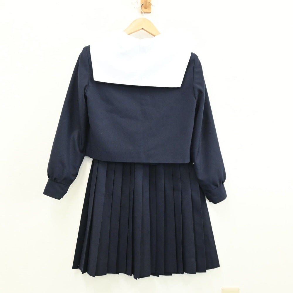 【中古】愛知県 愛知県安城市立明祥中学校 女子制服 3点（セーラー服・スカート）sf012614