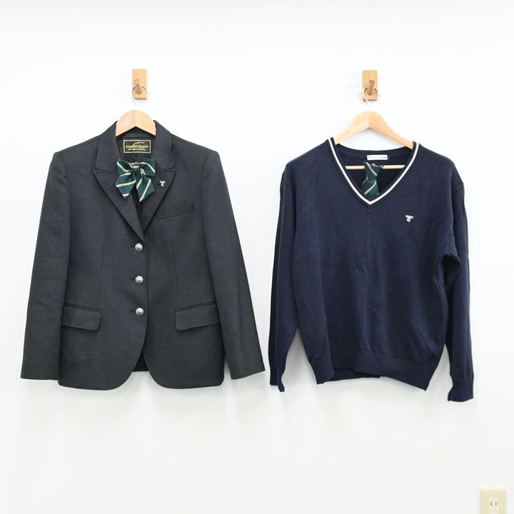 【中古制服】山形県 東海大学山形高等学校 女子制服 5点（ブレザー・ニット・スカート）sf012621【リサイクル学生服】 | 中古制服通販パレイド