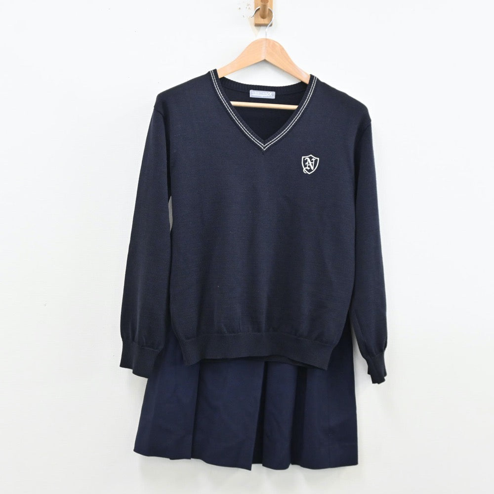 中古制服】石川県 金沢二水高等学校 女子制服 3点（ブレザー・ニット・スカート）sf012627【リサイクル学生服】 | 中古制服通販パレイド