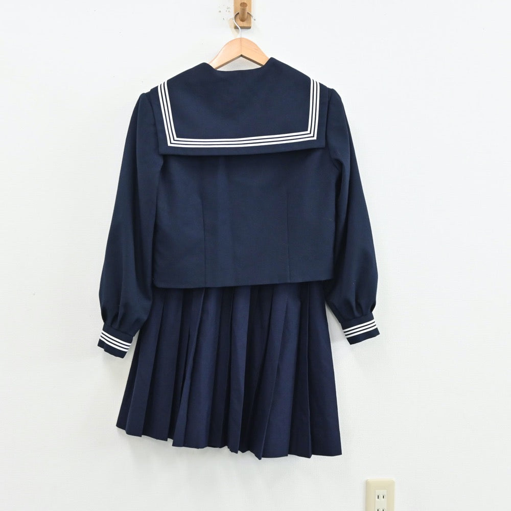 【中古】埼玉県 八潮市立八條中学校 女子制服 2点（セーラー服・スカート）sf012633