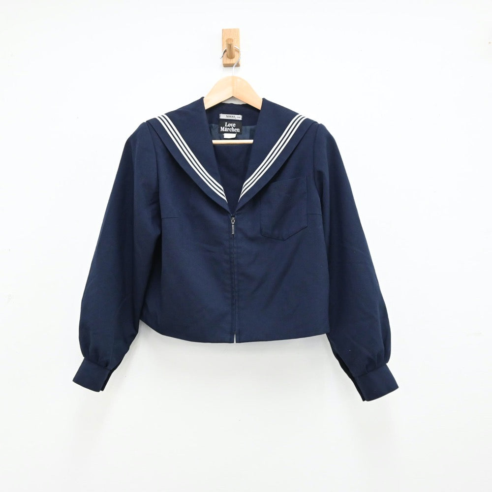中古制服】愛知県 美和中学校 女子制服 2点（セーラー服