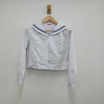 【中古】和歌山県 貴志中学校 女子制服 3点（セーラー服・スカート）sf012649