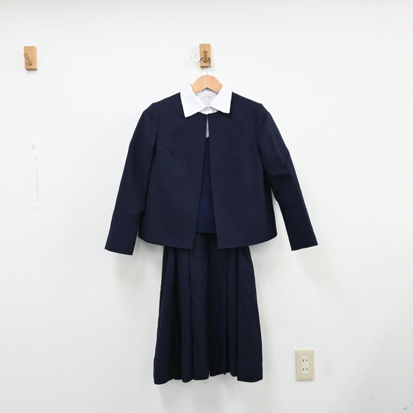 中古制服】和歌山県 和歌山信愛高等学校 女子制服 4点（ブレザー・ニット・シャツ・ジャンパースカート）sf012651【リサイクル学生服】 | 中古制服 通販パレイド