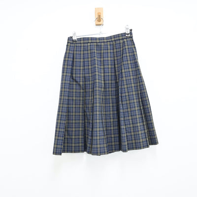 【中古】福岡県 八女学院高等学校 女子制服 2点（セーラー服・スカート）sf012664